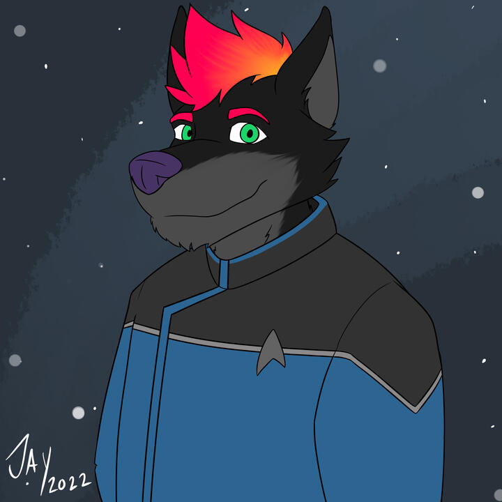 Star Trek inspired headshot for myself (2022)