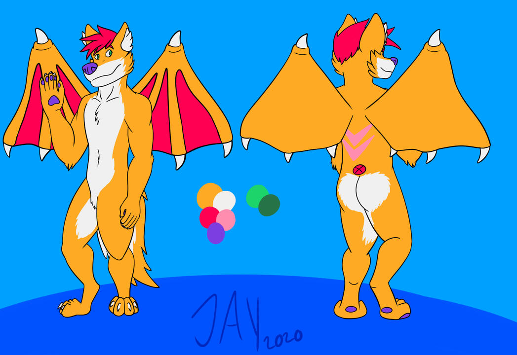 Flat color reference sheet for myself (outdated, 2020)