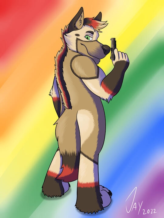 Full color (detailed shading) full body for HabstheShep (2022)