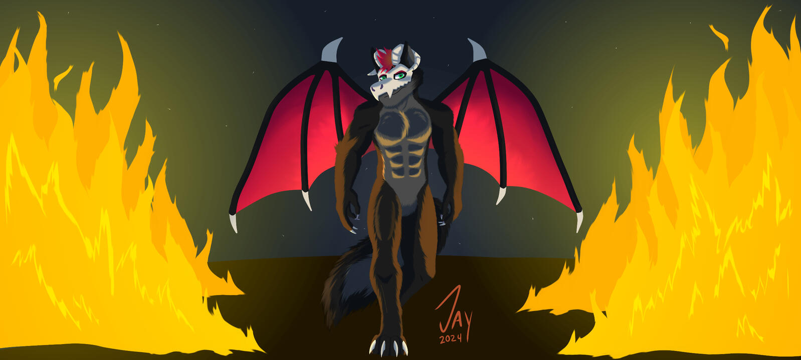 Full shaded/lineless for myself (2024)